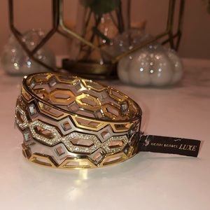 Henri Bendel Luxe Gold & Silver Bangle Bracelets